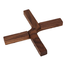 캠핑 우드 냄비 받침대, 2개