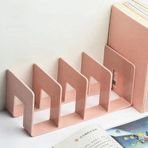 리빙공감 일열정렬 대형 아크릴 책꽂이, 핑크