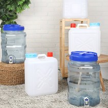 생수통 대형물통 말통 10L 20L 수도꼭지물통, 육각생수통, 1개