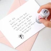 아이코닉 하루다이어리 잉크내장형 스탬프 6공리필속지 크리스마스선물 일기 다꾸, 1개, 고구마