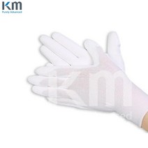 클린룸 용품 크린룸 소모품 실험실 장갑 10켤레입 palm pu coating glove 제약 바이오 식품 _HIKT