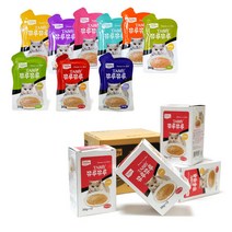 테비 쮸루쮸루 고양이간식 30g x 48개 9종, 종류:오리지날