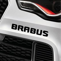 브라부스 BRABUS 로고 스티커 동호회 튜닝 벤츠 amg, 오렌지, 1개