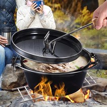 더치오븐 뜨거운 뚜껑 오픈 주철팬 전용 핸드리프트 캠핑주물냄비 무쇠팬