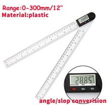 디지털각도기 전자각도기 각도계 200mm/300mm 디지털 각도기 8 인치 12 눈금자 파인더 미터 스테인레스 스, 06 0-300mm plastic