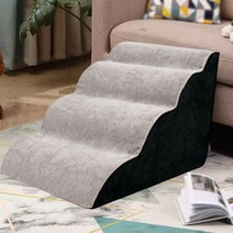 강아지런닝머신 고양이런닝머신휴대용 개 계단 사다리 램프 미끄럼 방지 강아지 통기성 등반 이동식 세척, 한개옵션0