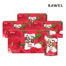 로엘 팅글 곤약젤리 리치 4박스 (80g x 56팩), 로엘 곤약젤리 리치 4박스