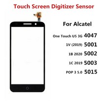 터치패널 터치 스크린 Alcatel U5 3G 4047 1V 5001 1B 5002 1C 5003 POP3 5015 LCD 디스플레이 전면 패널 센서 디지타이저 부품 교체, [04] 5002 Black