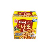 오뚜기 제주콩으로 만든 생감귤낫또 일본음식 건강식 간편식 171g 1세트