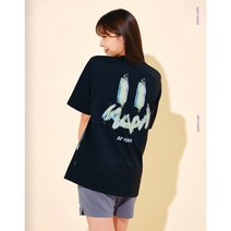 요넥스신상 공용티 223TS036U 22년 FW 캐주얼 반팔티 배드민턴 데일리티 블랙