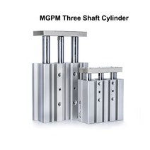 엔진 크레인 3 축 실린더 공압 가이드 에어 복동 MGPM 보어 12/16/20/.../100mm 스트로크 10/20/25/.../300mm, 07 MGPM12-75Z