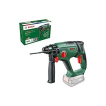 Bosch 무선 로터리 해머 Uneo Maxx배터리 1개 18볼트 시스템 콘크리트에서 최대 드릴링 직경 10mm 휴대용 케이스에 들어 있음, UniversalHammer 18V Neu, Without battery