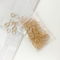 헤세드 200개) 뉴 7mm 오링 연결고리, 골드, 200개