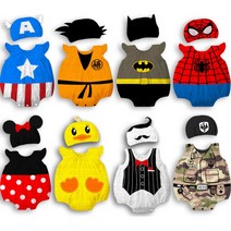 MONRIL 특이한 점프 수트 점프슈트 100일 촬영 사진 옷 롬퍼