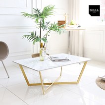 슐 베이 포세린 세라믹 대리석 실버 골드 인테리어 거실 소파 테이블 SL143, 01_유광 통세라믹, 01_실버