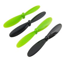 HUBSAN H107 H107C/D X4 드론배터리 부품 모터, 10.(H107) 2단검초날개