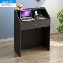 인포데스크 미용실 병원 카페 카운터 프론트데스크 계산대 안내데스크 사무용데스크, 60 싱글 드로우 블랙 윌로우