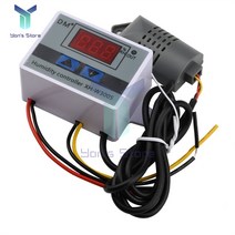 자동 온도 조절기 AC220V DC 12V 24V 10A 디지털 습도 컨트롤러 습도계 제어 스위치 0 ~ 99% RH w/습도 센서 XH-W3005 W3005, CHINA