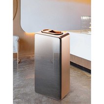 휴지통 야외 업소용 식당 인테리어 옥외 로비 호텔, 로즈 골드 350x220x715mm