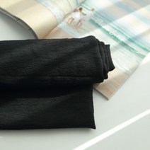 대폭 인견(레이온)요루 무지원단(블랙) A7