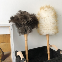 제이킨 타조털 양모 먼지털이개, 타조먼지털이개_XL