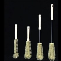 통솔 정수기 물통 용기 세척 전용솔 좁은 구멍 청소 세척, 1개, 곤색소구경솔이끼2팩