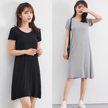 스타일G 세상편한 가볍고 시원한 홈웨어 모달 여성 반팔 원피스 MDS-02 3만이상구매시 사은품증정
