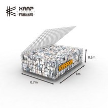 개비온 게비온 앉음벽 돌망 와이어매쉬 돌망태 옹병 철망 스톤네트 돌담, 1X0.7X0.3m