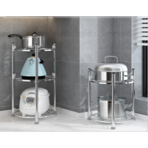 주방정리 냄비 후라이팬 정리대 거치대 스텐레스 2단 3단 4단 5단, 파이프 받침대 큰 사이즈 2단