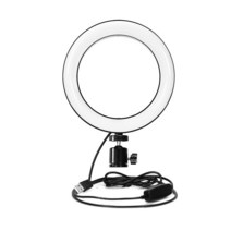 LED 조명 유투브조명 촬영조명 셀피 링라이트 16 cm / 6 인치 컴퓨터 필 라이트 유튜브 라이브 스튜디오 비디오한 뷰티 led 램프, 01 only 6 inch light