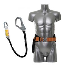 대구경 원터치 스틱 죔줄 버클 허리 안전벨트 R001212, 색상, (AL-엘라)-주황, 1개