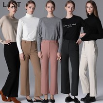 [리스트.] [리스트] 라인슬릿 세미 부츠컷 팬츠