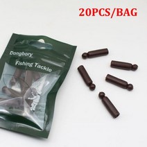 버퍼 비즈 라운드 머리 헬리콥터 리그 러닝 방법 잉어 Bream Tench Barbel 거친 낚시 액세서리 20 개, 20PCS