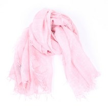 일모로 [오이탈리아][IL MORO FIRENZE (ITALY) SCARF 스카프] C2 PLAIN PINK