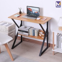 MCOMPANY 간이 보조 학생 게이밍 데스크 노트북 책상 컴퓨터 탁자 거실 쇼파 침대 사무용 사이드 테이블 사무실 미니 스터디 입식 조립식 식탁 인테리어 <UK-240>, 우드톤 블랙