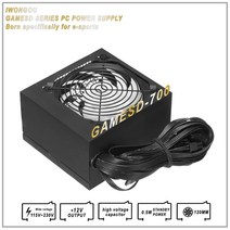 IWONGOU PC용 전원 공급 장치 게이머 게임용 컴퓨터 PSU 600w MAX 110v 80 Plus Atx Fonte 소스 GAMESD700, 03 영국 플러그_01 500W