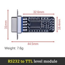 RS232 RS485 CAN to TTL 통신 모듈 직렬 포트 모듈 CAN 모듈 전자 부품 액세서리 소스, RS232 TTL