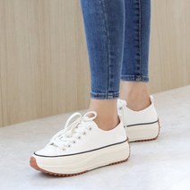 포브 키높이 통굽 캐주얼 캔버스 스니커즈 단화 운동화 토너위