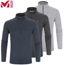 밀레 MILLET 남성봄가을기능성집업 메가쿨L 집업 티셔츠_MVRST402EII