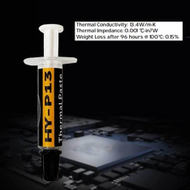 1-10pcs 13.4wm-k hy-p13 익스트림 성능 0.5g 실리콘 열 그리스 페이스트 cpu gpu 냉각 팬 쿨러, 10개