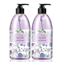 샤샤 밀크 앤 허니 바디워시 소프트 머스크 500ml x2개, 샤샤 밀크앤허니 바디워시 듀이