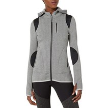 SHAPE activewear 여성용 비앙카 재킷 후드 집업 운동복 윈터 그레이 라지