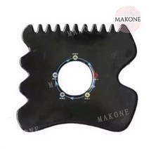 Makone 상표등록 세라믹 경 혈 복부 뱃살 등 군살 긁기 도자기 접시 괄사 마사지 도구, 옵션5