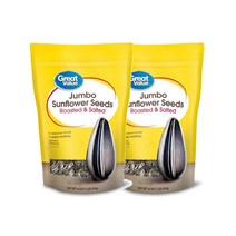 그레이트밸류 Great Value 로스티드 앤 솔티드 점보 해바라기 씨 16oz 2팩 총 908g