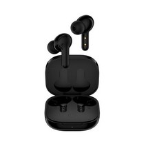 QCY 무선 블루투스이어폰+3D 스티커, 블랙, t13app