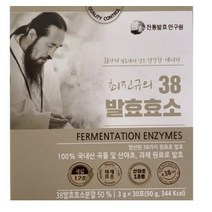 전통발효연구원 최진규의 38발효효소, 3g, 60개입