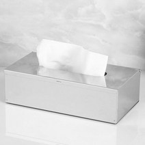 오케이워터 스텐 티슈케이스 각티슈 화장지 핸드타올 휴지케이스 각티슈, 1개