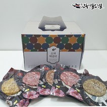 하영이네수제떡갈비 120gx10개 명절선물세트 전주떡갈비 순한맛 매운맛 비트맛 카레맛 새싹보리맛 햄버거패티 돼지고기떡갈비 어린이식단 선물포장