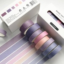 DSM 감성디자인10 마스킹테이프 8개입, 1세트, 바이올렛