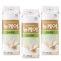 뉴케어 구수한맛 200mlx30팩 노인 환자 완전균형식 식사대용 보충식 영양간식, 상세페이지 참조